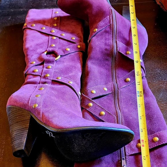 Carlos Santana purple boots Size 7 - Picture 6 of 8